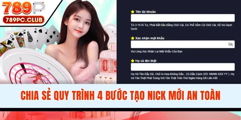Chia sẻ quy trình 4 bước tạo nick mới an toàn